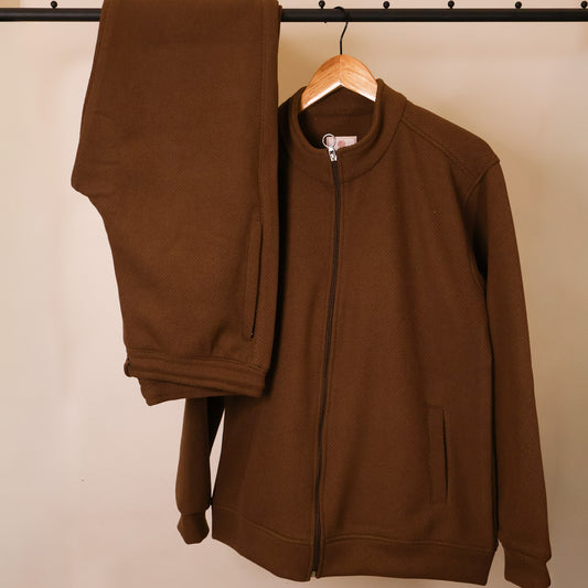 Wooliana Women’s Coco Woollen Winter Tracksuit | Warm Sweatshirt & Trousers Set | Cozy Activewear for Cold Weather